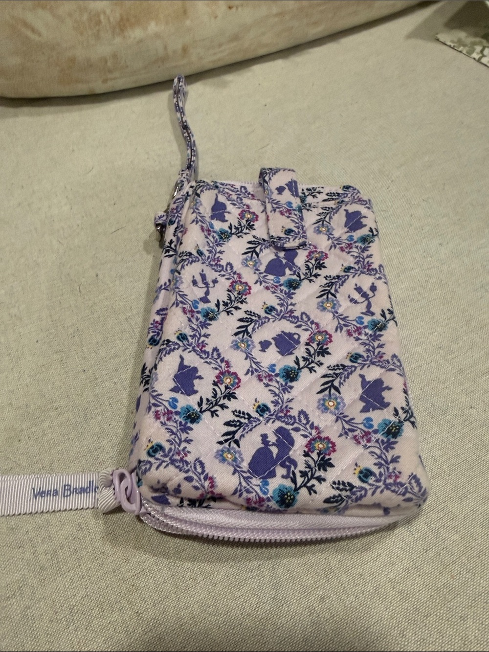 Vera Bradley Lavender Floral Wristlet Wallet